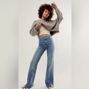 Free People CRVY Wild Honey Denim-High Tide